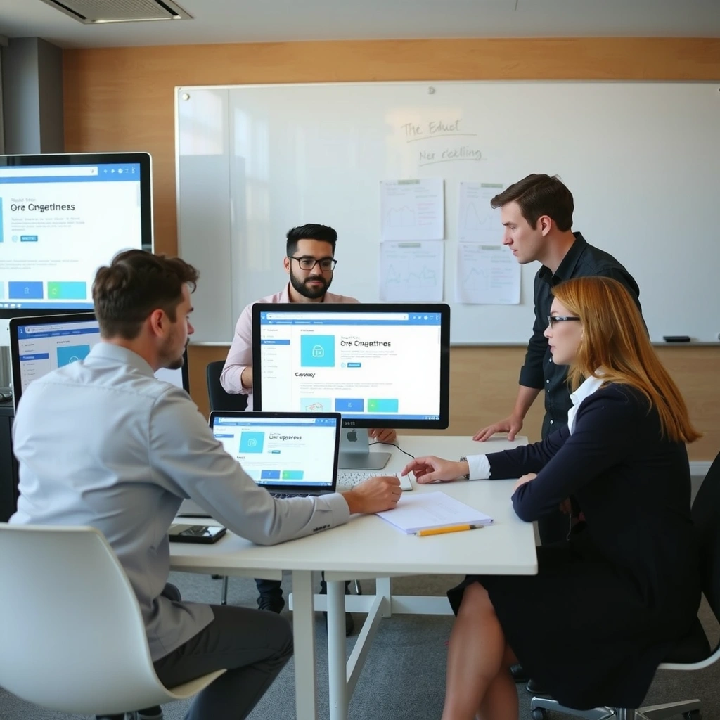 Web design team collaboration